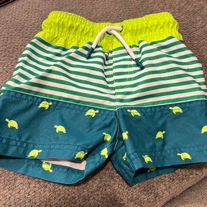 Boys swimming trunks size 18 months cat and jack